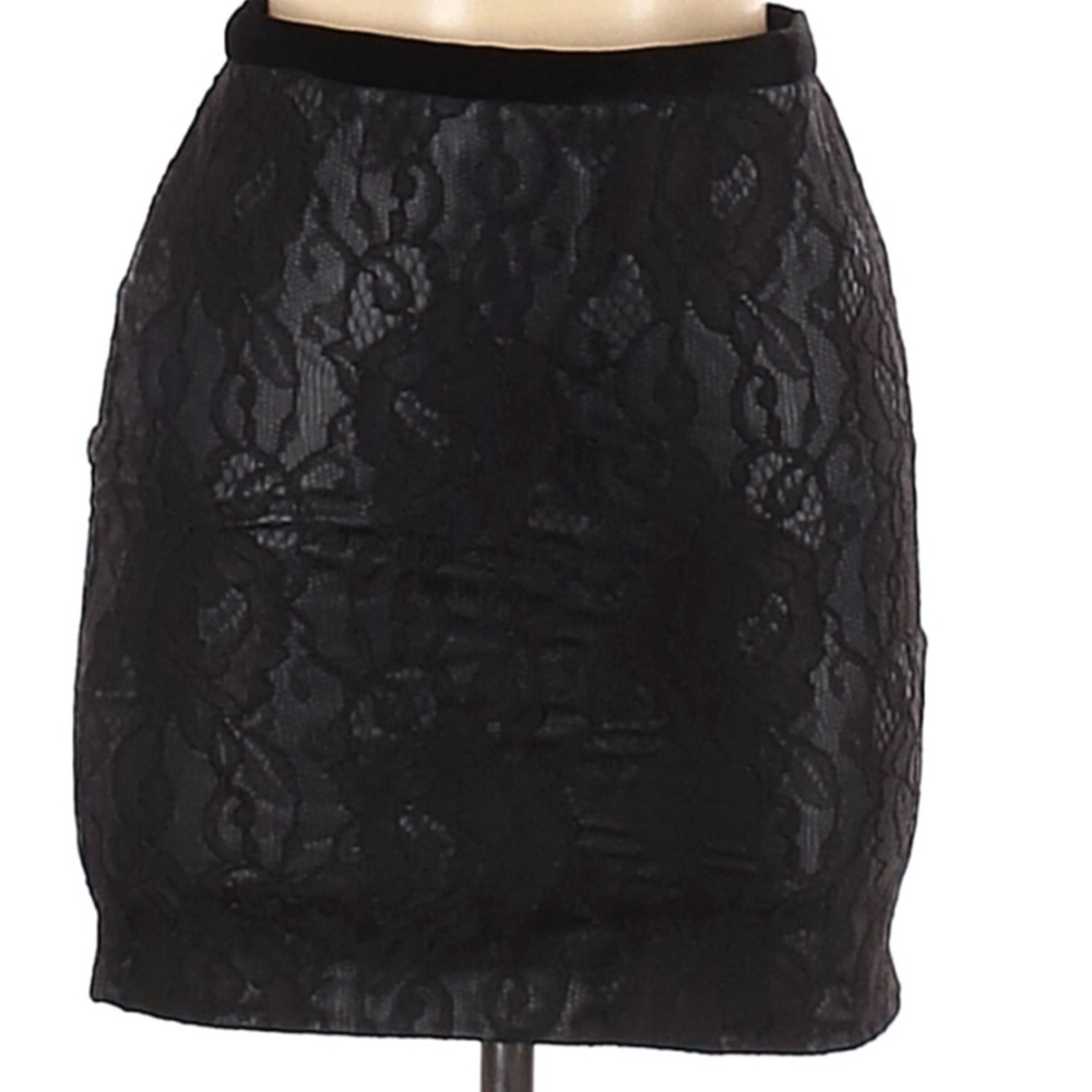 Zara Black Lace Skirt